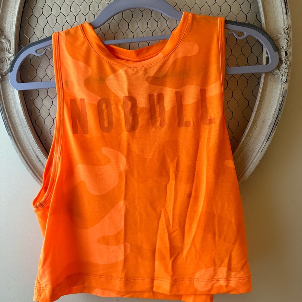 XS NoBull Camo Orange Tank